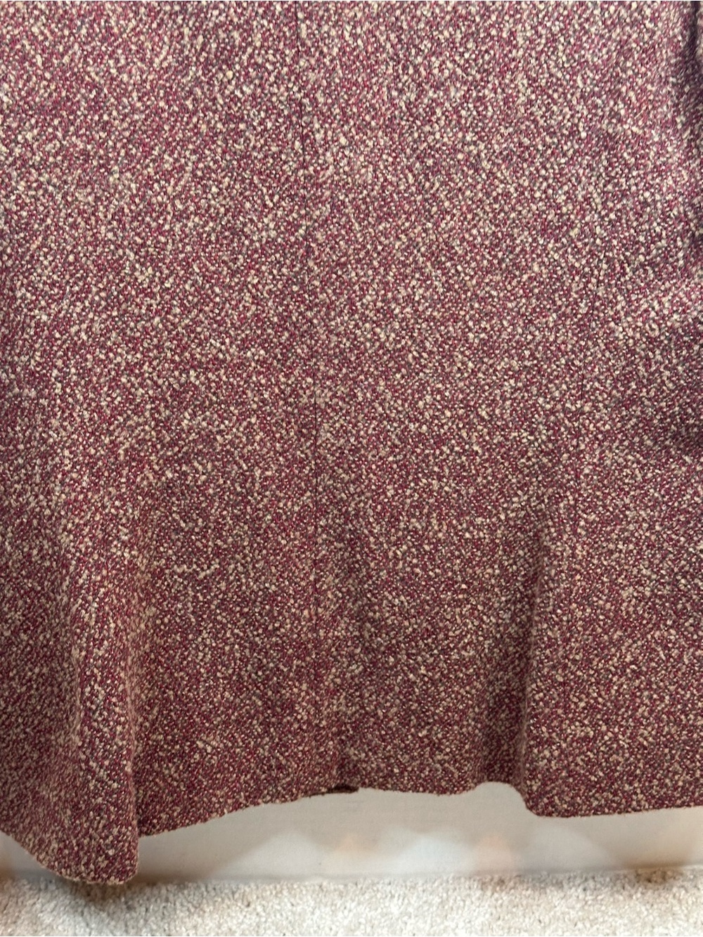 Rena Rowan Marled Red Tweed Blazer, size 10, Vintage - Picture 6 of 6